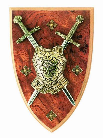 foto Erb zdob. me�i K.Velik�ho a Excalibur